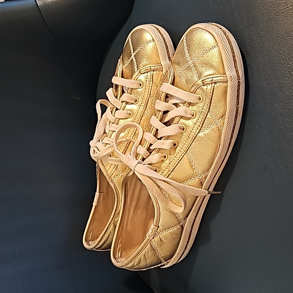 Kate Spade X Keds Gold Size 9